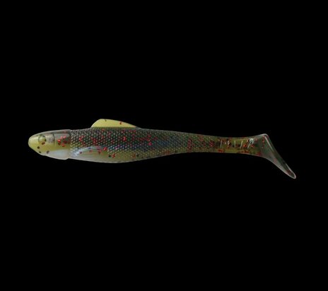 Relax Lures Ohio 4 Motoroil Cream Red Glitter (10cm)