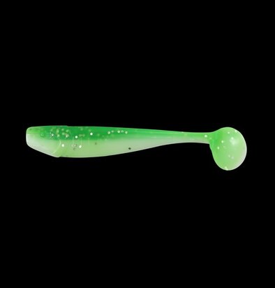 Relax Lures Kingshad 5 Green White Glitter (12.5cm)