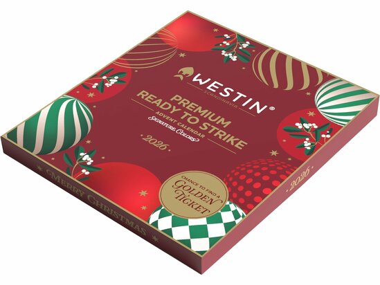 Westin 2026 Ready To Strike Advent Calendar met 24 stuks kunstaas