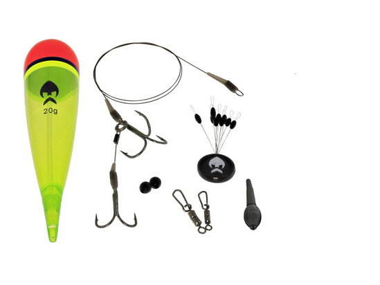 Westin Pike Float Kit 10gr 6+8 Semi Barbed 0,32mm 14kg 50cm