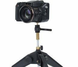 Elite Messing Camera Adaptor goudvoorn