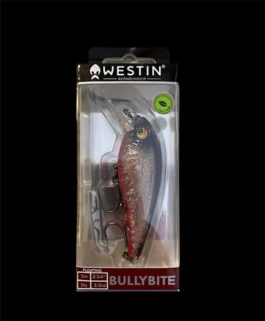 Westin Bullybite 7cm Red ghost goudvoorn