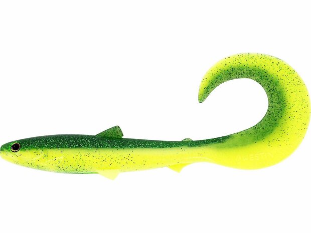 Westin Fishing Bullteez curltail Fireflash (10cm) goudvoorn