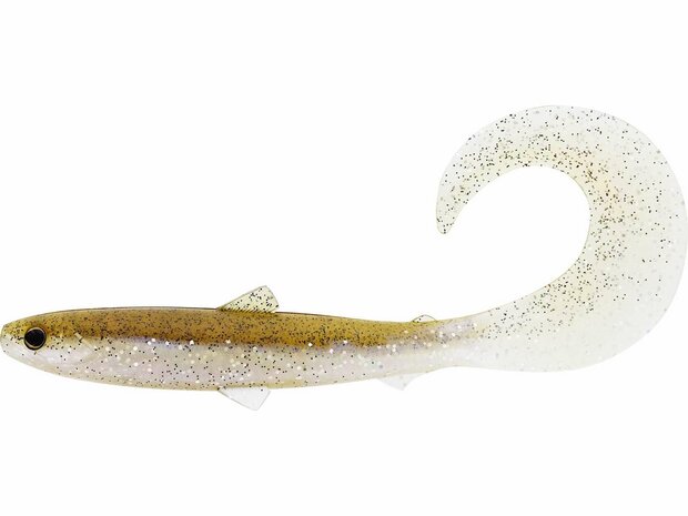 Westin Fishing Bullteez curltail Pearl Sand (10cm) goudvoorn