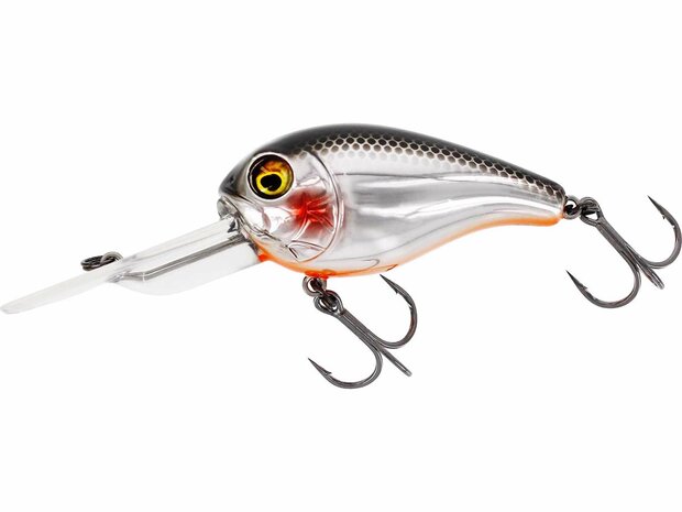 Westin Fishing Megabite DR Crankbait floating Steel Sardine (6cm) goudvoorn