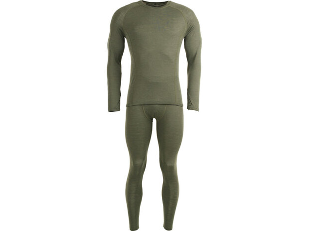 Westin Fishing  Wool Pro Baselayer Set Donker groen Extra Large