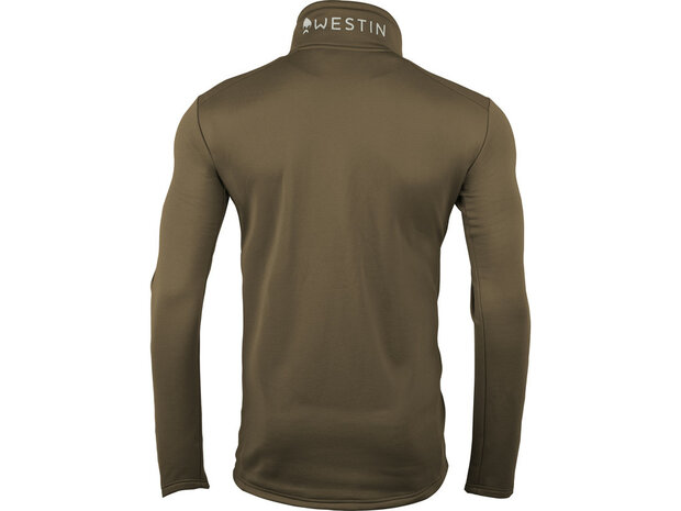Westin Fishing Energy Midlayer1/2 rits donker groen XXL
