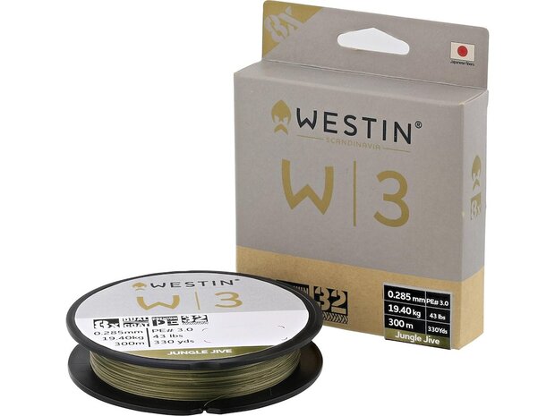 Westin Fishing W3 Deadbait 8-Braid 300m 0,285mm 19,4kg PE3.0 Jungle Jive