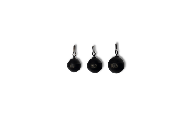 Toppies Tungsten Drop Shot Round Black Matt 10.6gr