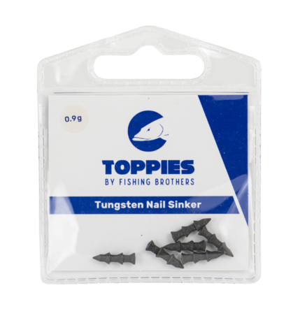 Toppies Tungsten Nail Sinker Black Oxide 1.8gr