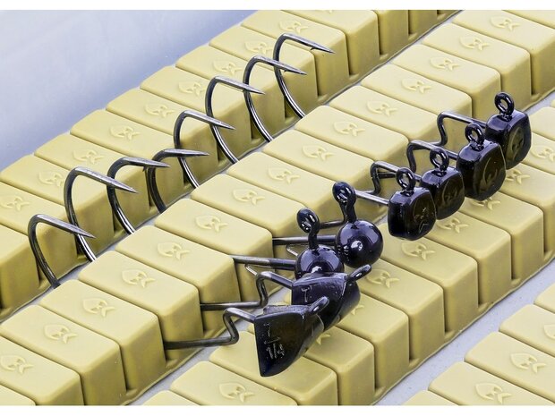 W3 Jig Box M (135 slots) 27.4x18x4cm M Grey Clear