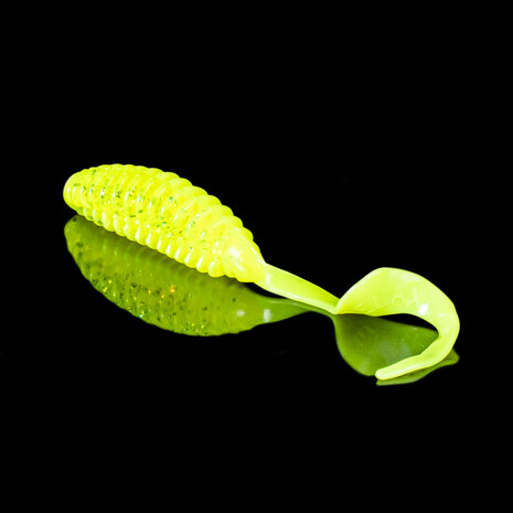 Relax Turbo Twister Chartreuse Hologram Glitter (12.5cm)