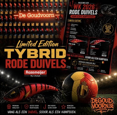 Rozemeijer Tybrid Limited Edition World Cup Rode Duivels / Red Devils 2/0 BKK 81gr15cm
