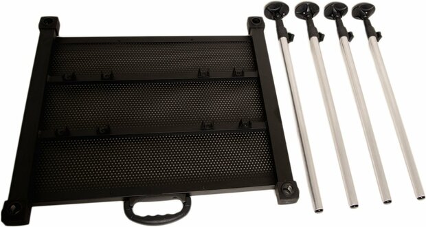 Elite Aluminium Plateau Deluxe (25 mm poten) goudvoorn