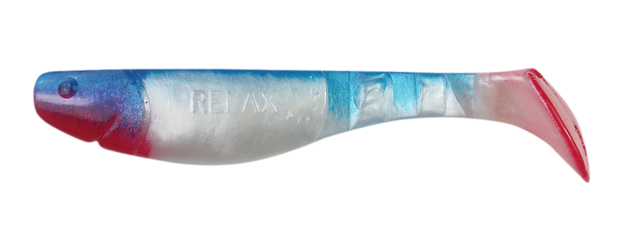 Relax Lures Kopyto 4L Red Blue Pearl Red (11cm)