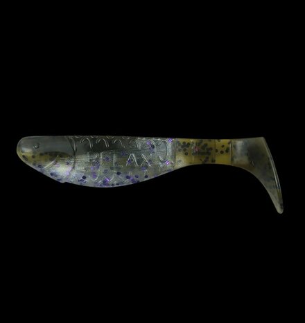 Relax Lures Kopyto 3 Green White Purple Glitter (8cm)
