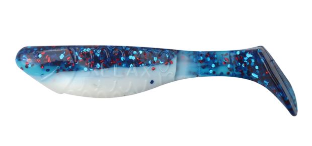 Relax Lures Kopyto 3 Blue White Blue Glitter (8cm)