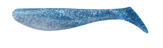 Relax Lures Kopyto 3 Blue White Pearl Blue Glitter (8cm)