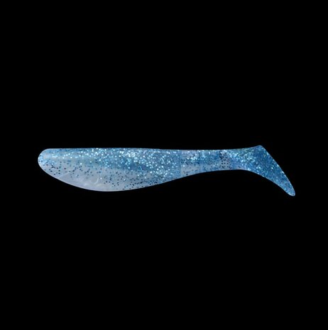Relax Lures Kopyto 3 Blue White Pearl Blue Glitter (8cm)