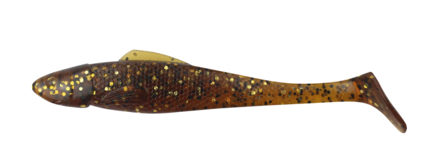 Relax Lures Ohio 4 Brown Transparant Gold Glitter (10cm)