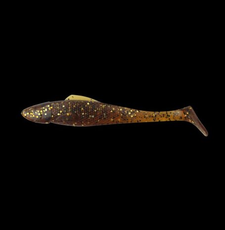 Relax Lures Ohio 4 Brown Transparant Gold Glitter (10cm)