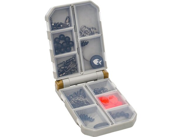 Westin Rigging Box Deadbait Accesoires Up to 39kg Black Nickel 119 stuks