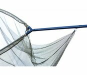 Gimson Landingnet Olive Mesh 2Pcs Handle 42"