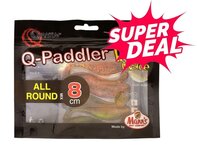 Q-Paddler All Round Packs (8cm) 3x Pumpkinseed chartr & 2x Original Appleseed 