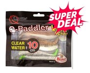 Q-Paddler Clear Water Packs (10cm) 3 x Wakasagi & 2x Brown Shiner