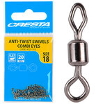 Cresta Anti-Twist Swivel combi eyes maat 18 0.07gr