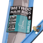 Cresta Method Hair Rig Bait Band Barbless Haak 16 (10cm 0.20mm 3.8kg)