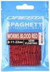 Cresta Spaghetti Worms Blood Red Semi-Floating