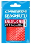 Cresta Spaghetti Balls Fluo Red Semi-Floating
