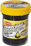 Berkley Powerbait Foreldeeg Troutbait Natural Scent Garlic Black Zwart 50gr