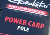 Gamakatsu Pro Commercial Power Carp Pole 20cm Barbless (8 pcs) - Maat : Haak 14 - 0.17mm